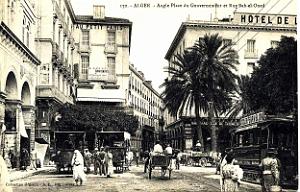 2803- Alger - Place Gouvernement et Rue Bab-el-oued